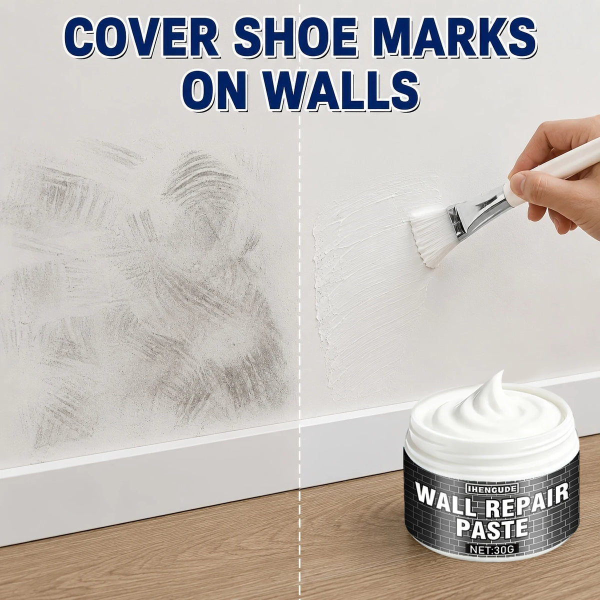 Wall Repair & Color Restoration Paste for Walls and Wood Furniture
