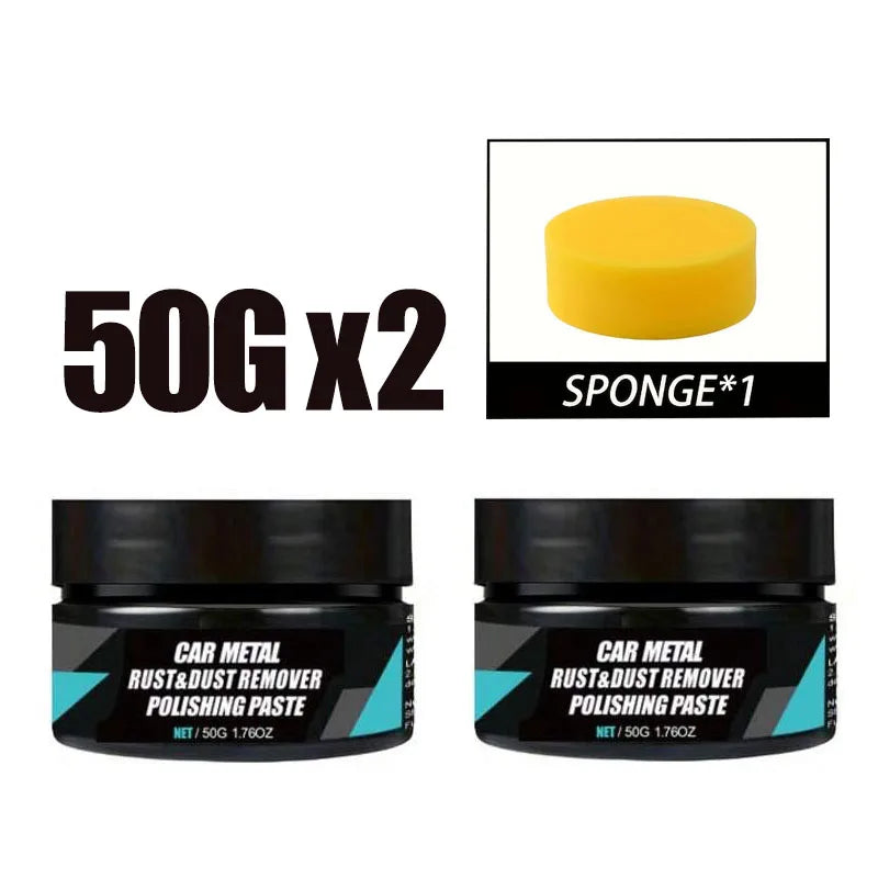 Chrome Rust Remover Restoration Paste for Car Wheels & Trim