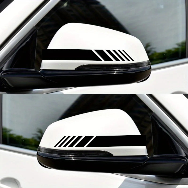 JDM 4-Piece Reflective Racing Stripes Vinyl Decal Kit