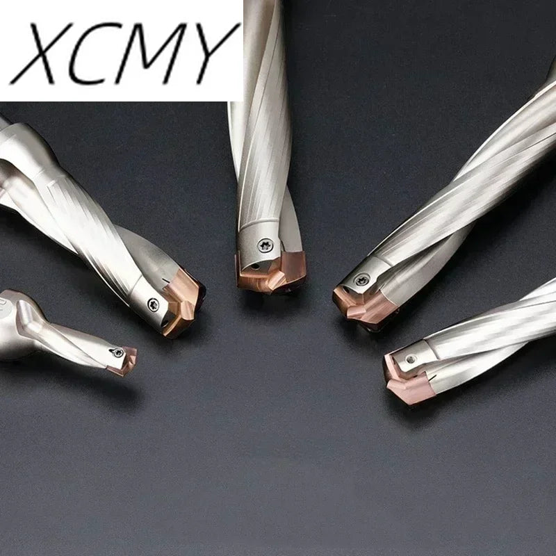 3D 5D 8D 10D internal cooling JCD Crown drill rod diameter 10-25mm for insert HCD High efficiency precision insertable U drill