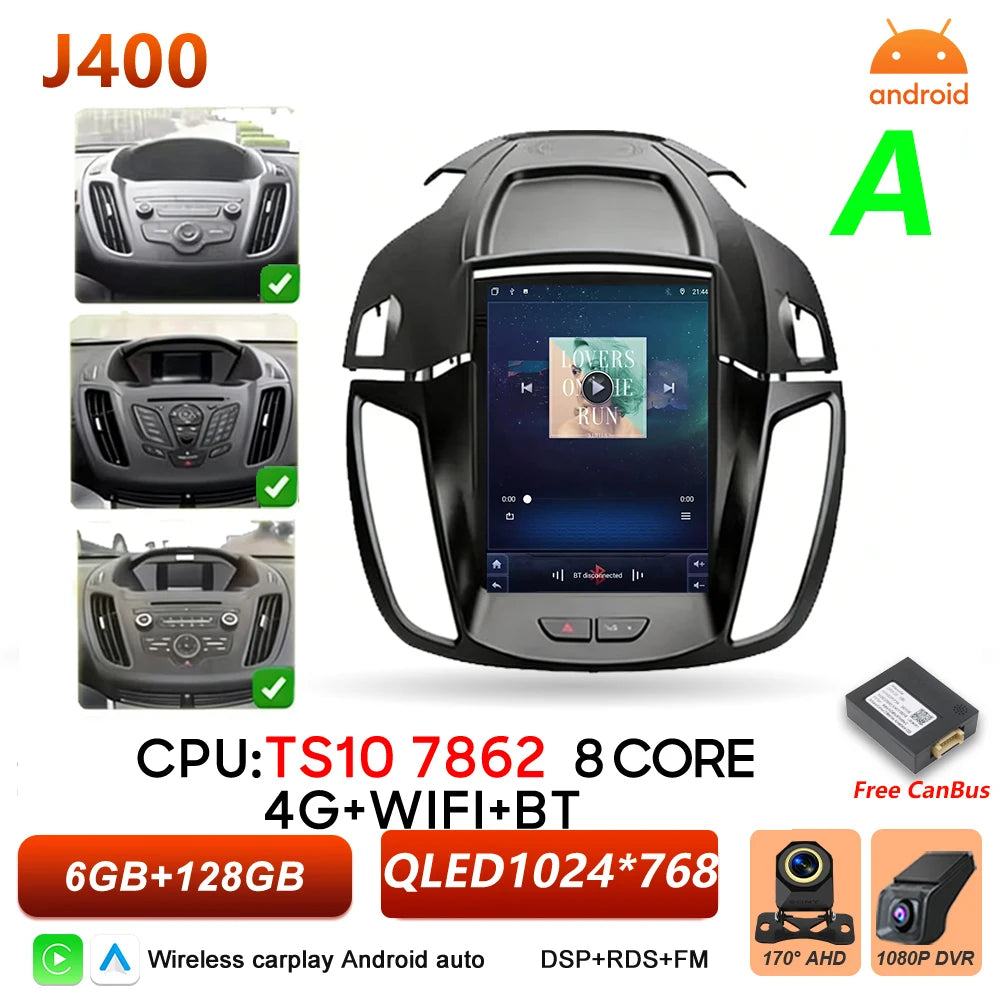 Ford C-MAX & Kuga 2 9.7 Inch Car Radio Wireless CarPlay & Android Auto - image 26