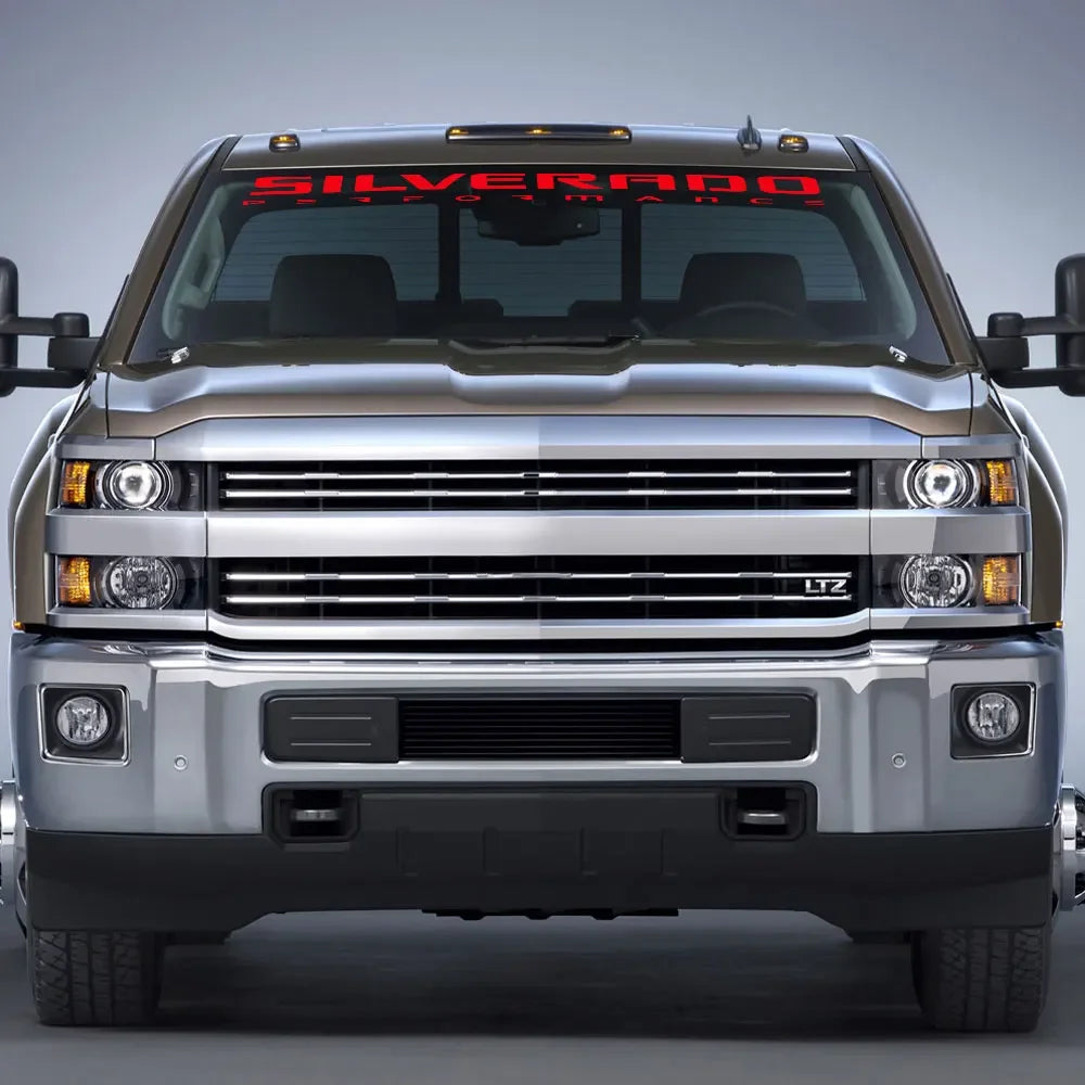 Chevrolet Silverado 1500/2500 Truck Front Windshield Vinyl Decal - image 3