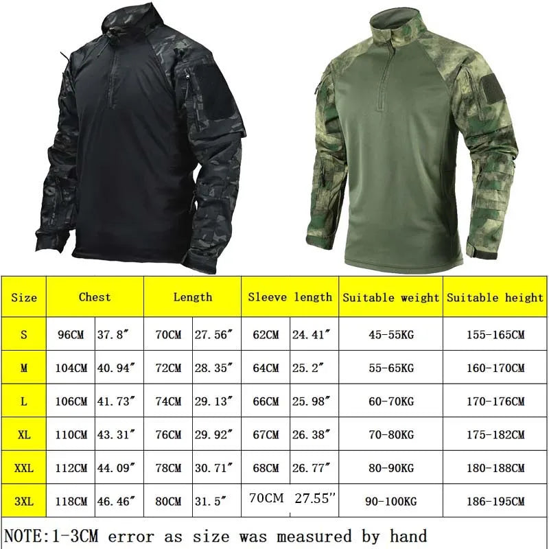 Men's Long-Sleeve Multi-Pocket Tactical Shirt - image 4