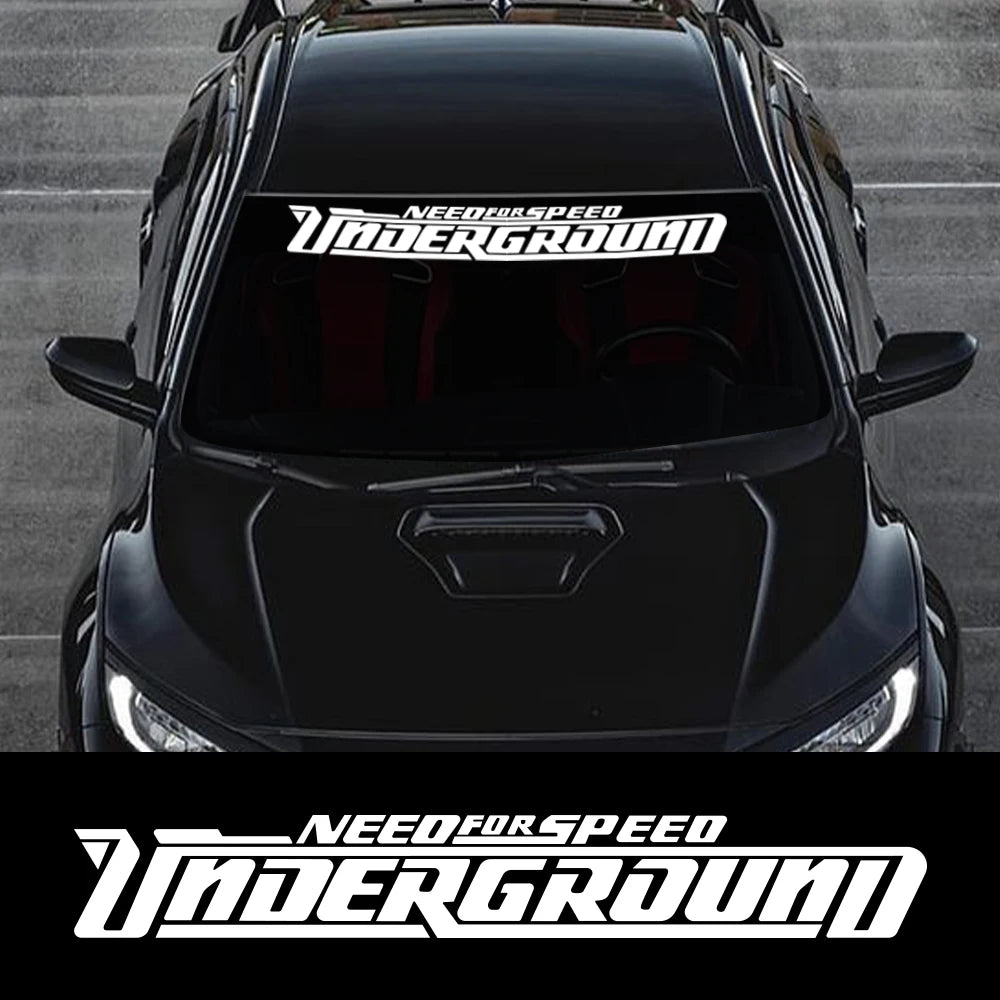 Racing Car Sticker Vinyl Decal - Waterproof Windshield Decoration - image 2