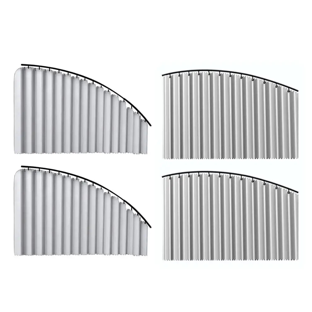 Car Side Window Pleated Sun Shades with Slide Track