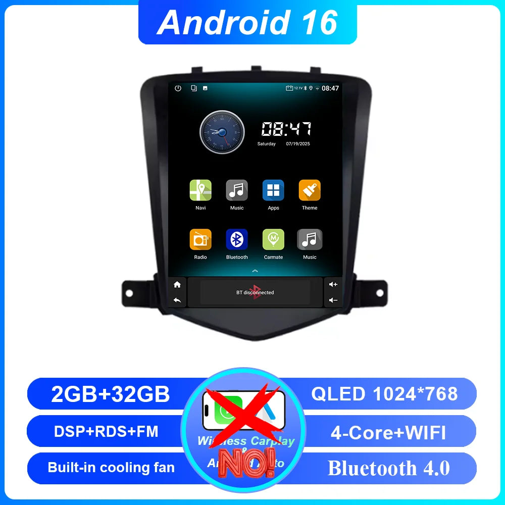 Android 16 Car Stereo for Chevy Cruze (2008-2012) - image 7