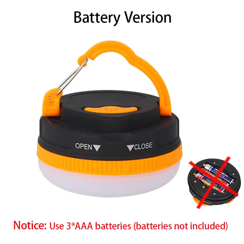 Portable LED Camping Lantern – 3 Modes with Magnet