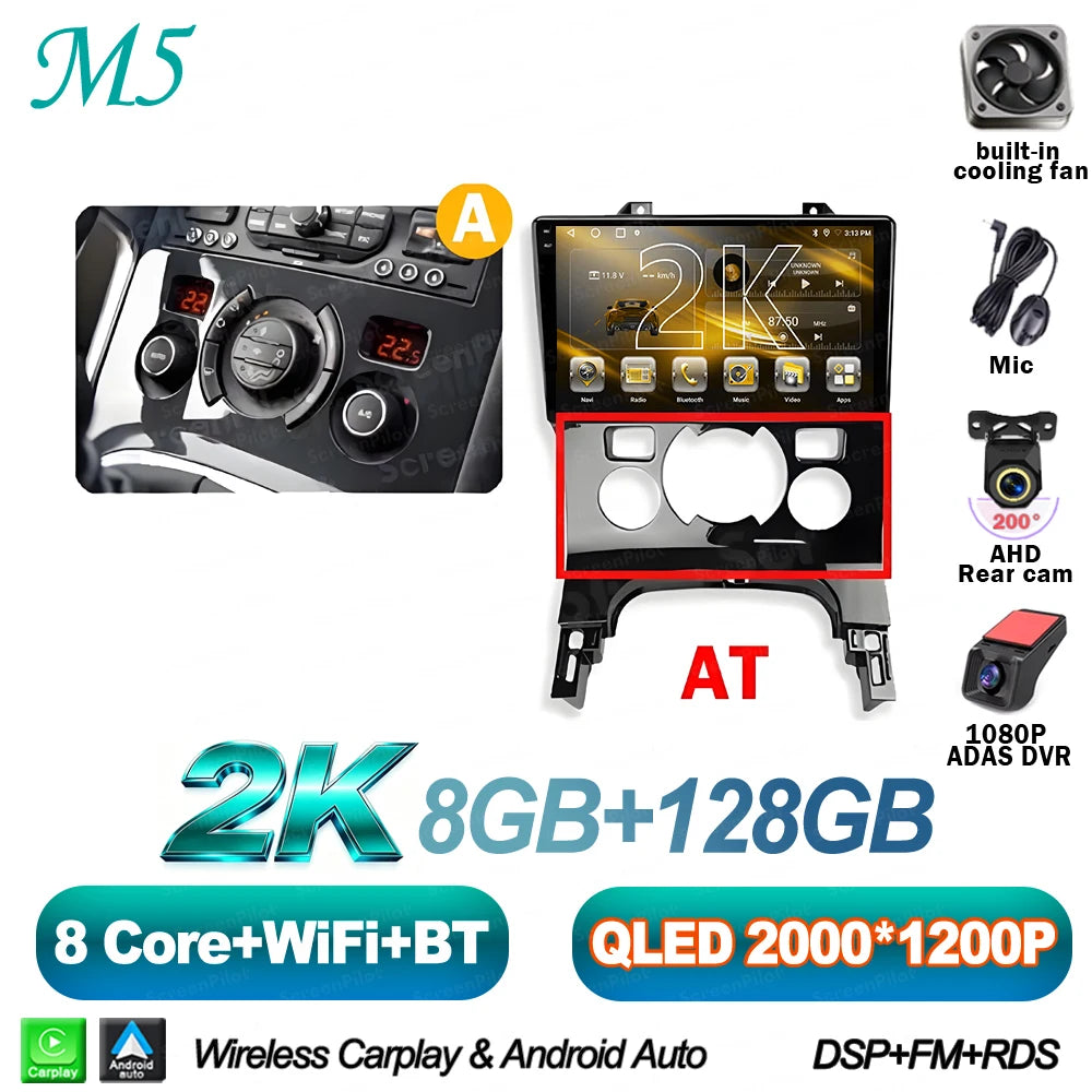 Peugeot 3008/5008 9" Android CarPlay Multimedia Player - image 13