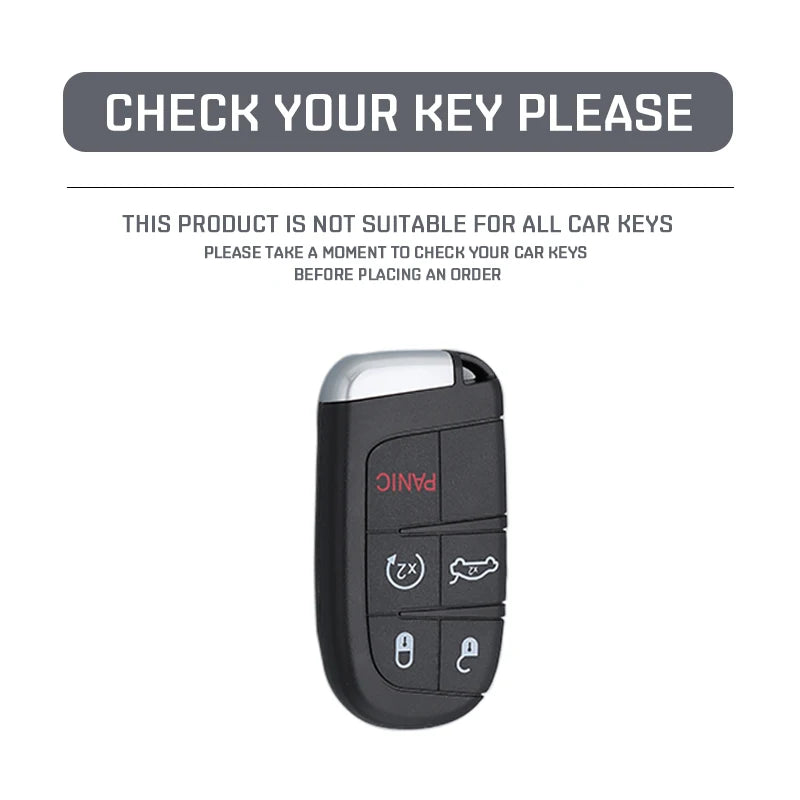 TPU Remote Key Case Cover for Jeep Dodge Ram Fiat Vehicles - image 7