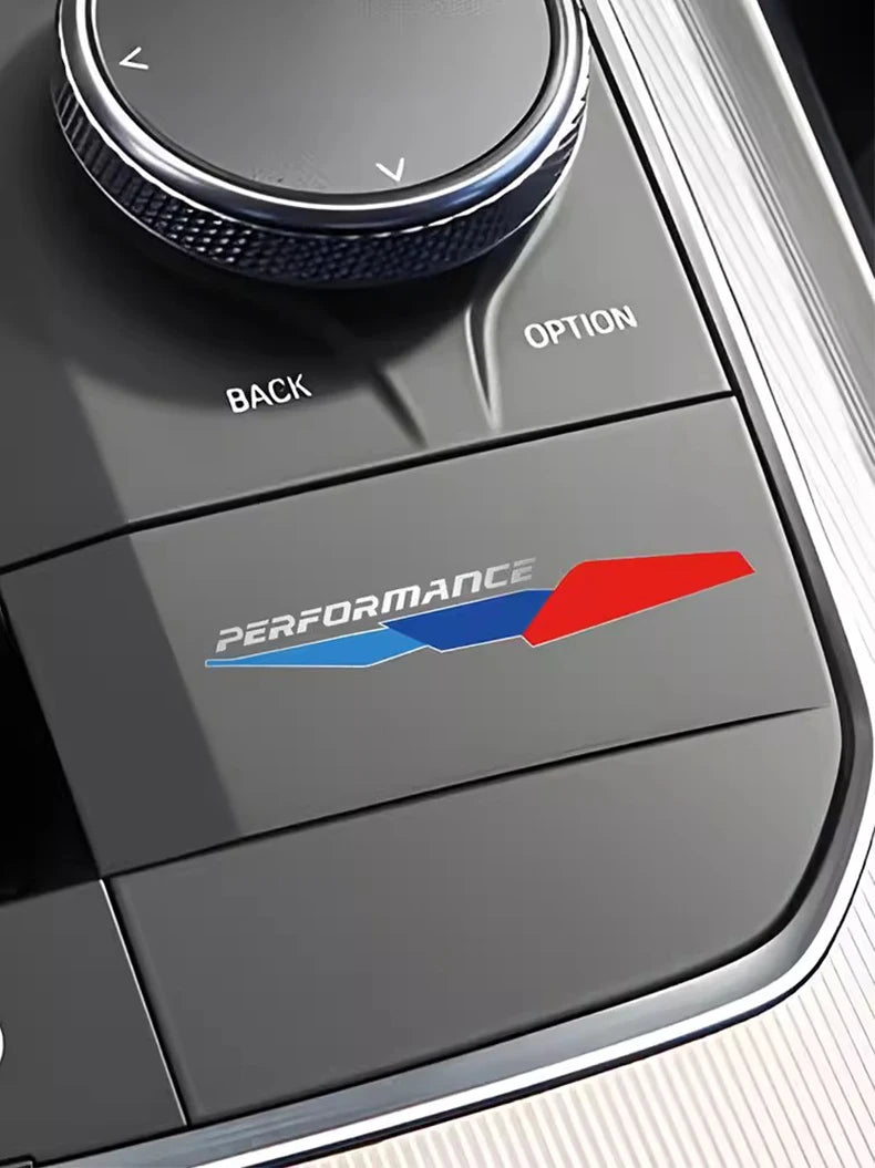 Tri-Color Stripe Metal Interior Sticker Set for BMW G30 G01 G05