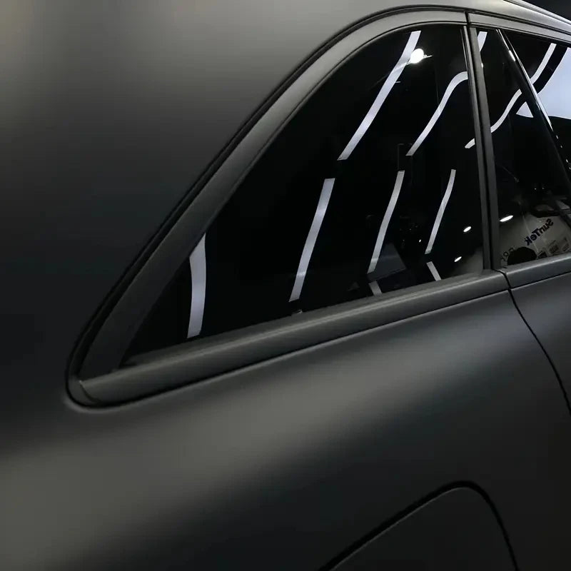 Matte Black Vinyl Wrap Roll – Air Release Adhesive for Car/Motorcycle - image 6