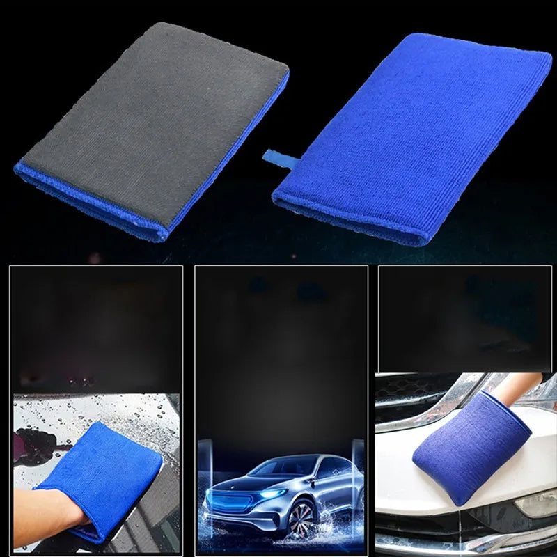 Clay Bar Wash Mitt for Car Detailing and Paint Cleaning
