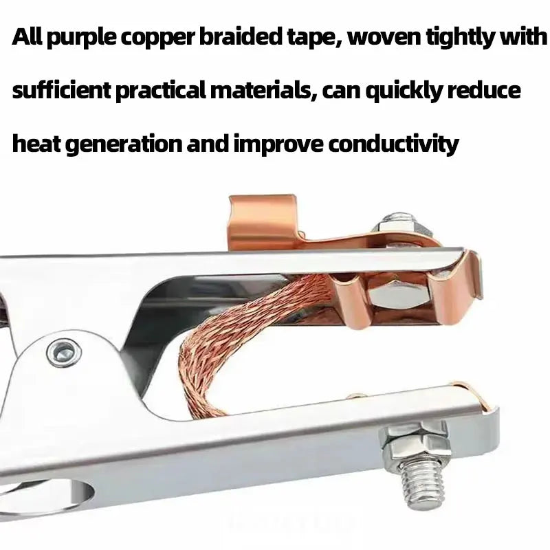 Earth Clamp Electric Welding Machine Ground Clip 500A 300A 800A-1000A Connection Clamp Argon Arc Welding Machine Ground Clip