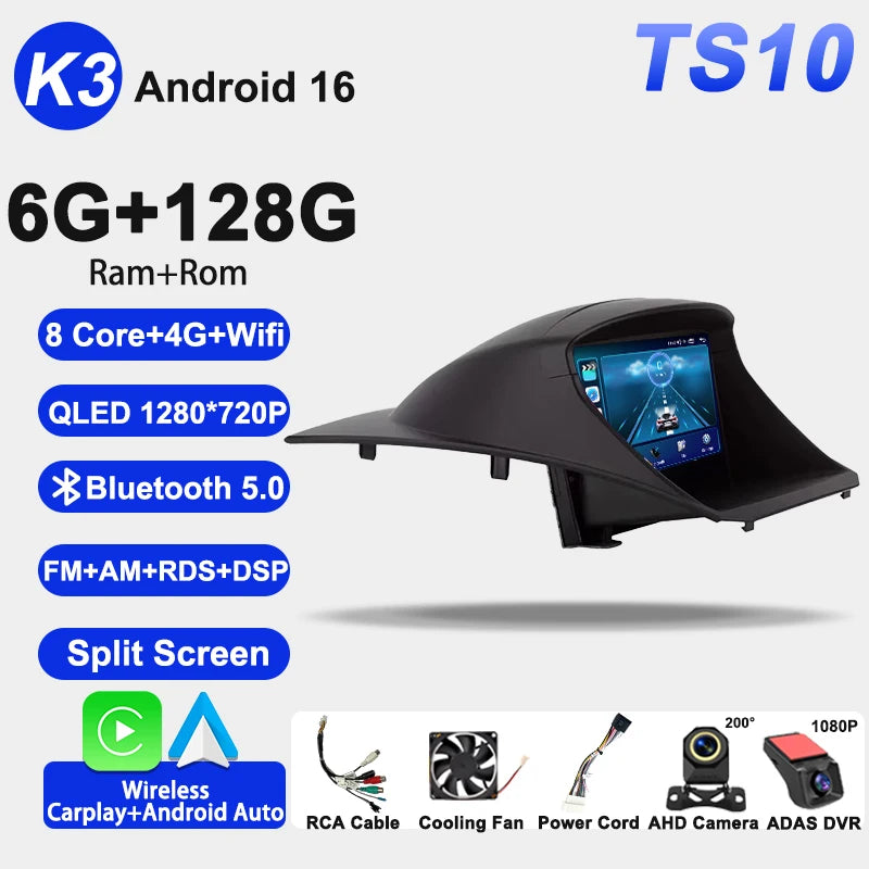9-Inch Android Car Radio for Ford Fiesta MK6/MK7 2009-2017 with GPS - image 10