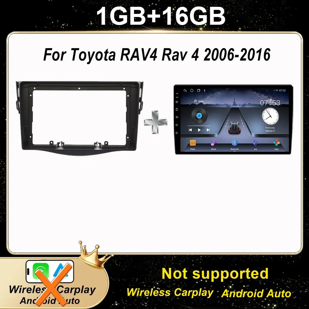 Toyota RAV4 2006-2016 Android Auto Car Stereo GPS Multimedia Player - image 16