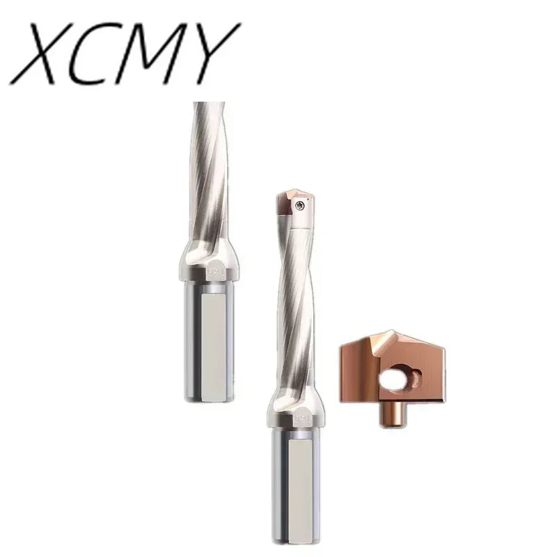 3D 5D 8D 10D internal cooling JCD Crown drill rod diameter 10-25mm for insert HCD High efficiency precision insertable U drill