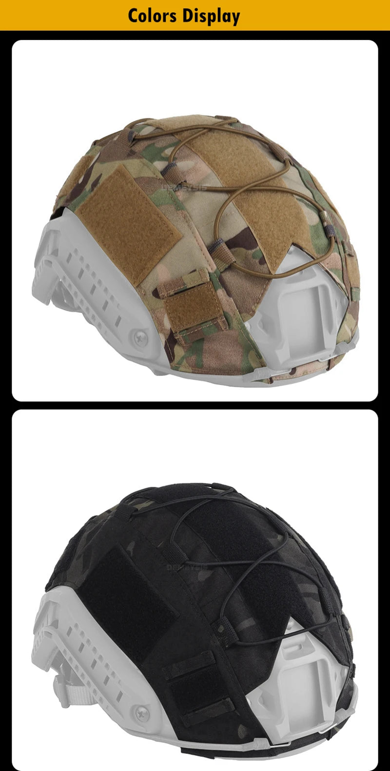 Camouflage Helmet Cover for FAST Tactical Helmets - image 15
