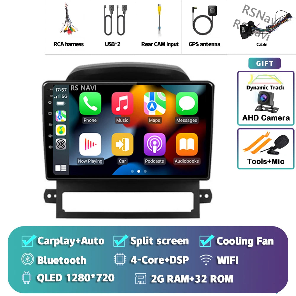 9 Inch Android CarPlay Radio for Chevrolet Captiva 2008-2012 - image 31