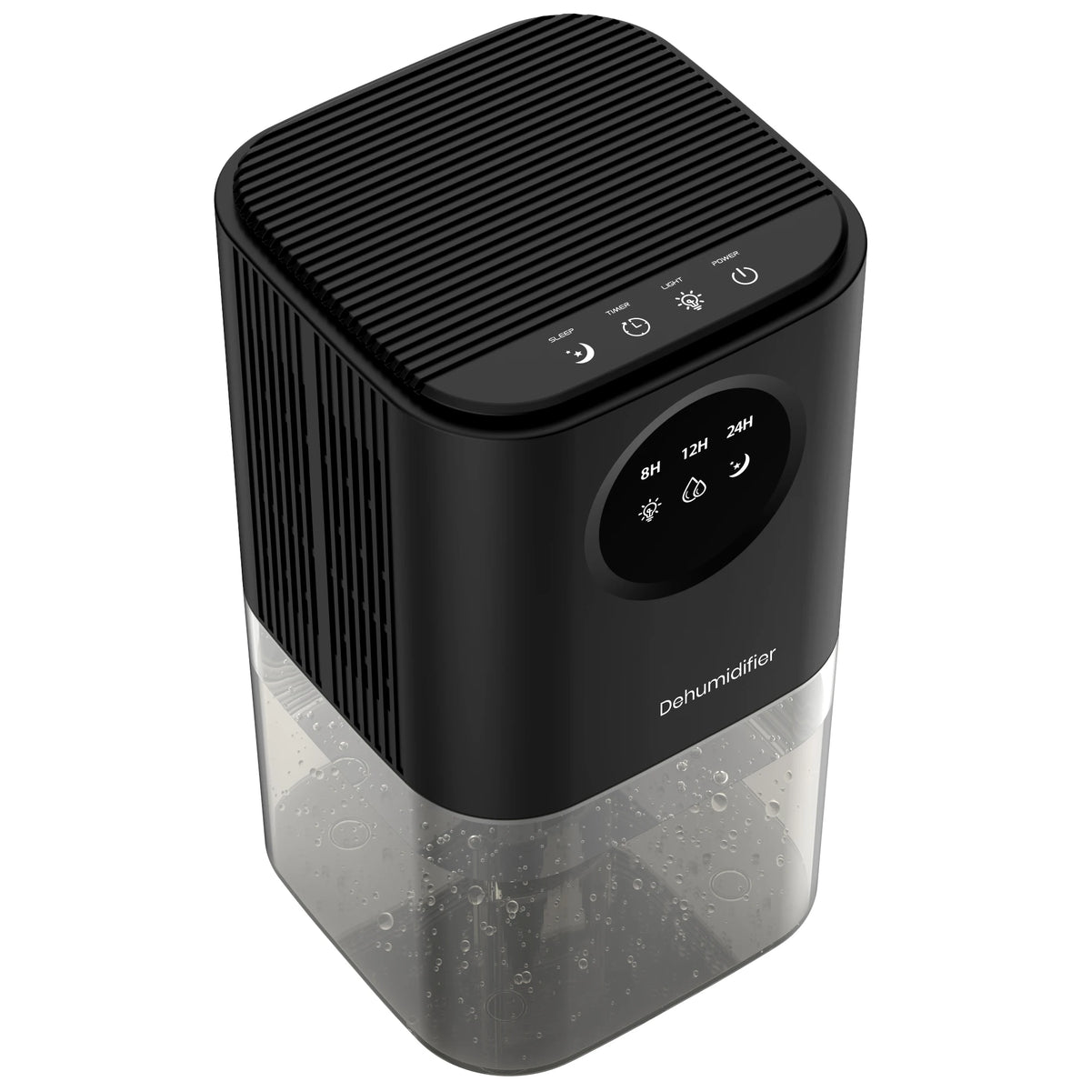 Silent portable dehumidifier 35oz with night light and timer for bedrooms