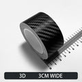 Carbon Fiber Automotive Adhesive Tape Roll Matte Black Protective Car Film Self-Adhesive Film 3D Vinyl Car Film Accessories