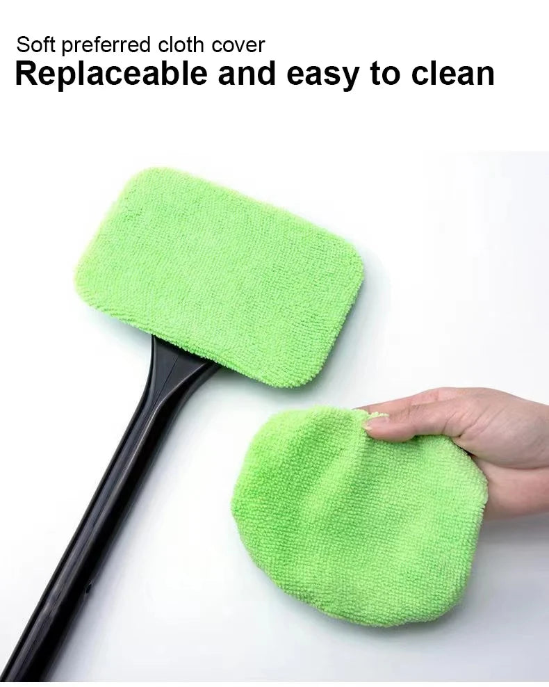 Car Interior Window Cleaning Brush with Long Handle