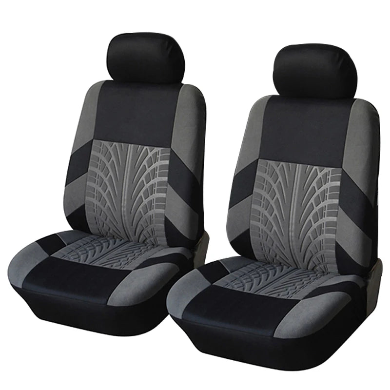 Universal Polyester Car Seat Covers, 4-Piece Front or 9-Piece Full Set