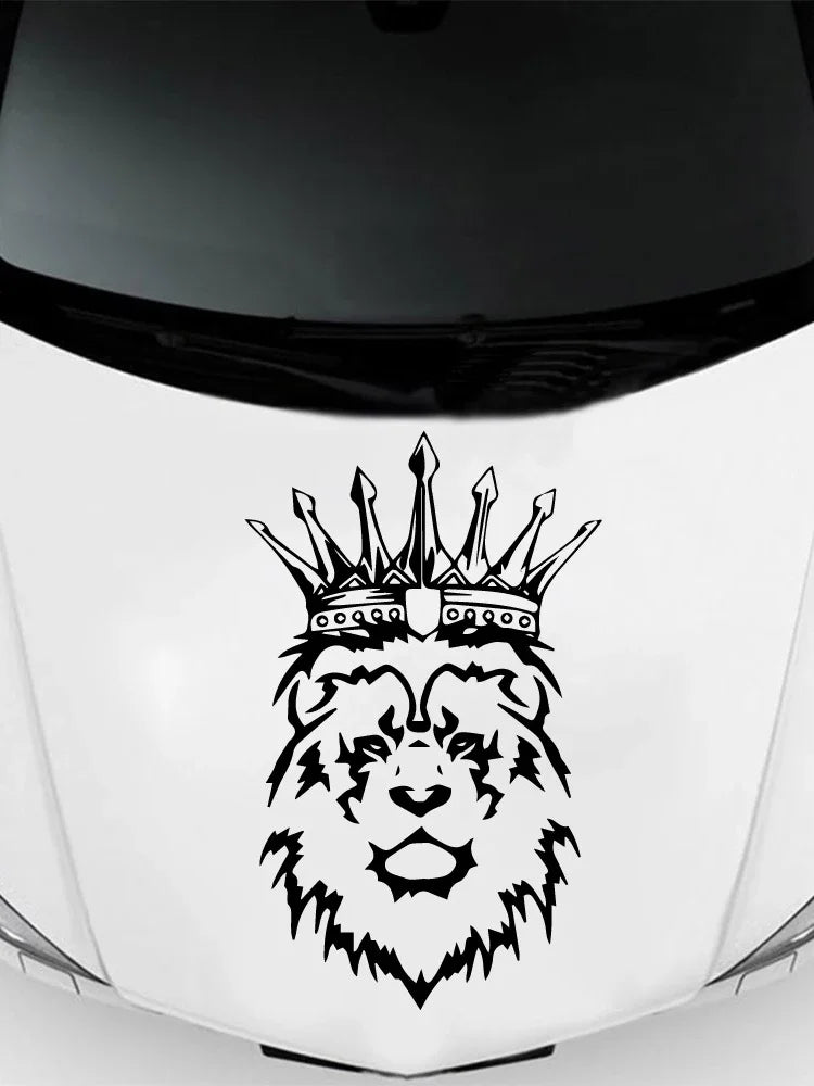 Lion Car Decal PVC Sticker – Waterproof & UV Resistant Custom Sizes - image 3