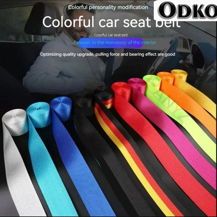 3.5m Retractable Polyester Seat Belt Webbing, 48mm - image 2