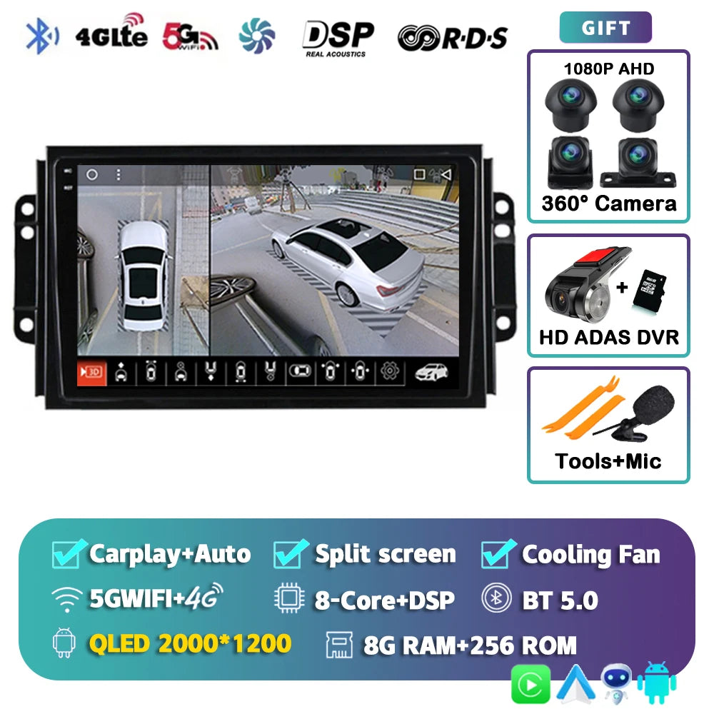 9-Inch Android CarPlay Multimedia Player for Chery Tiggo 2016-2020 - image 9