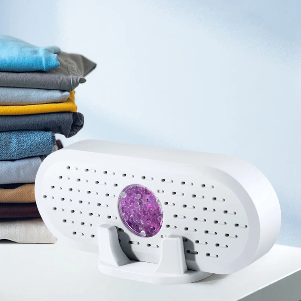 USB mini dehumidifier, reusable moisture absorber for wardrobes and cabinets