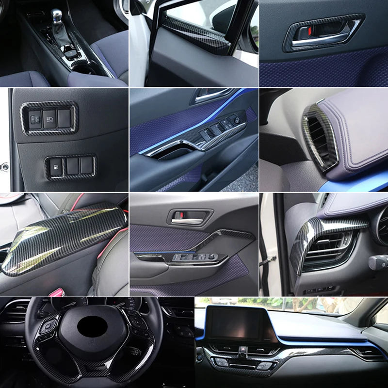 Toyota C-HR Carbon Fiber Window Switch Cover 2017-2023 - image 2