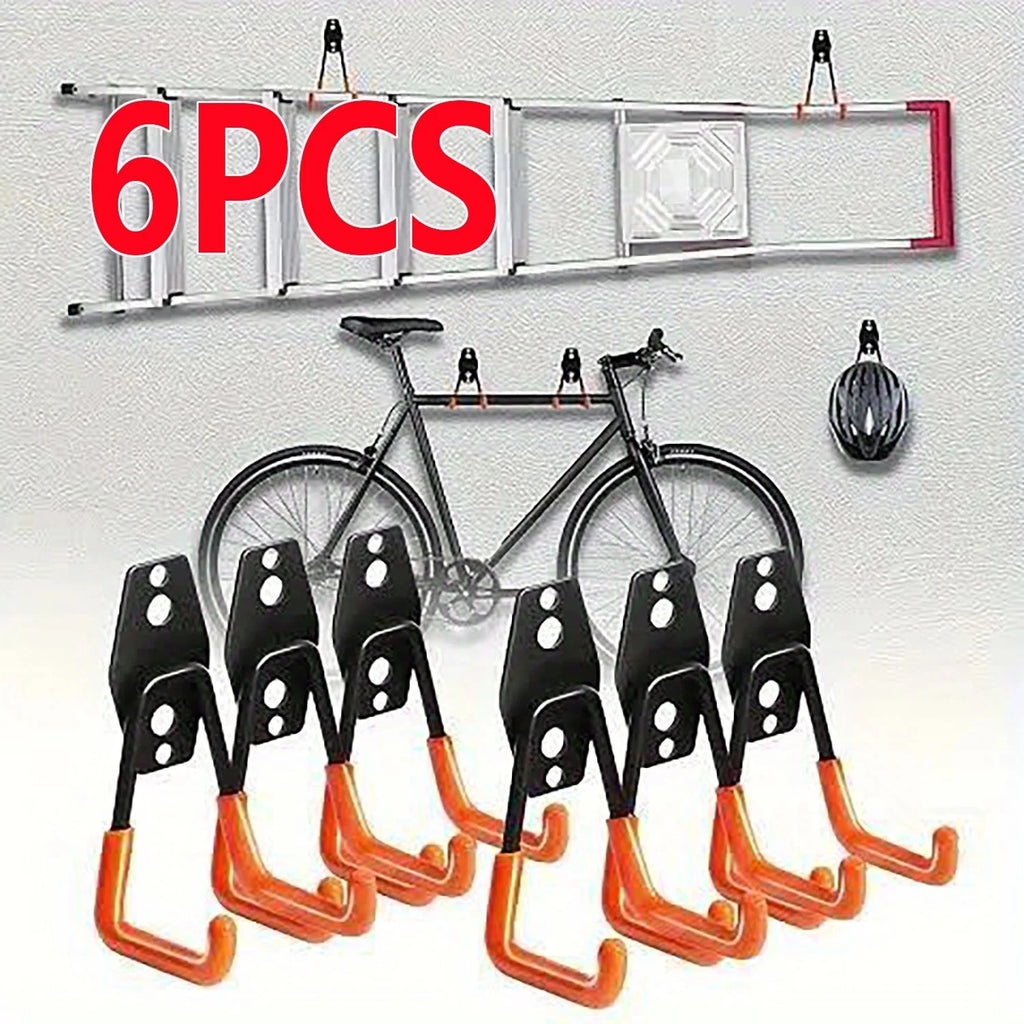 Heavy-Duty Metal Wall Hooks, 2/4/6 Pack – Garage Storage