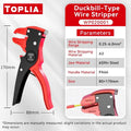 Multifunctional Duckbill Wire Stripper Automatic Wire Stripper Length Adjustable Flat Wire Cutter Wire Stripper For Electrician