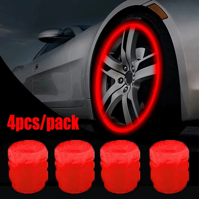 Glow in Dark Tire Valve Caps - Luminous Car Wheel Stem Covers - image 20