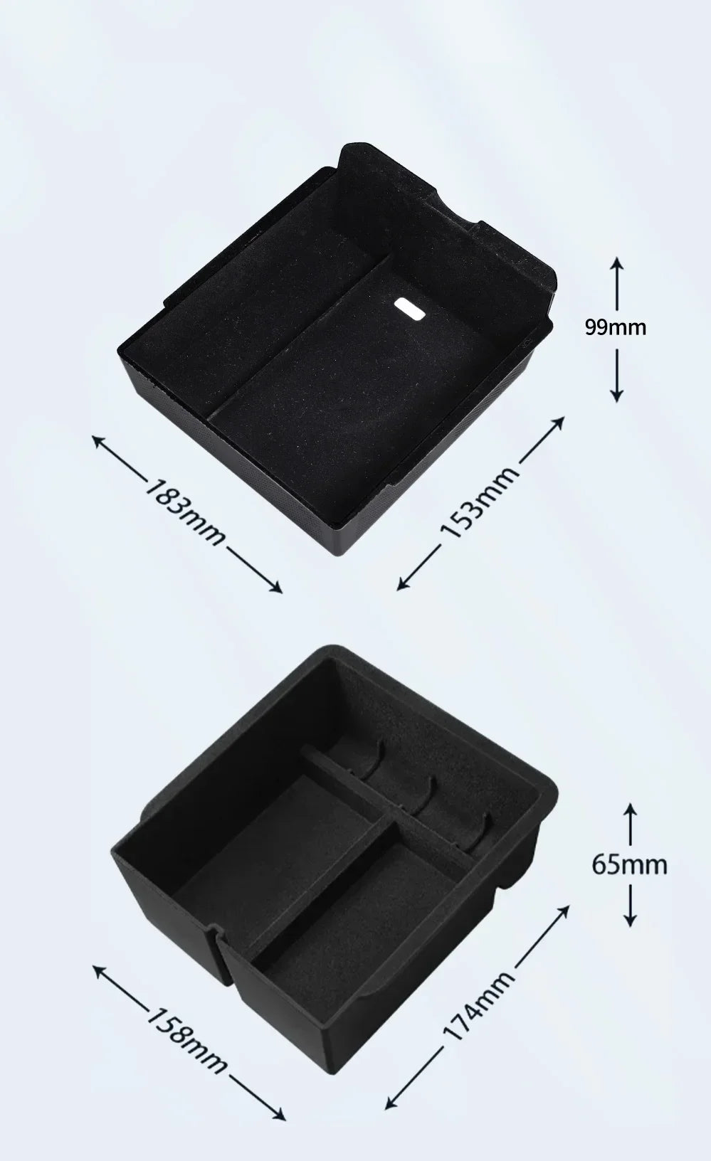 Center Console Hidden Storage Box for Tesla Model 3 and Model Y