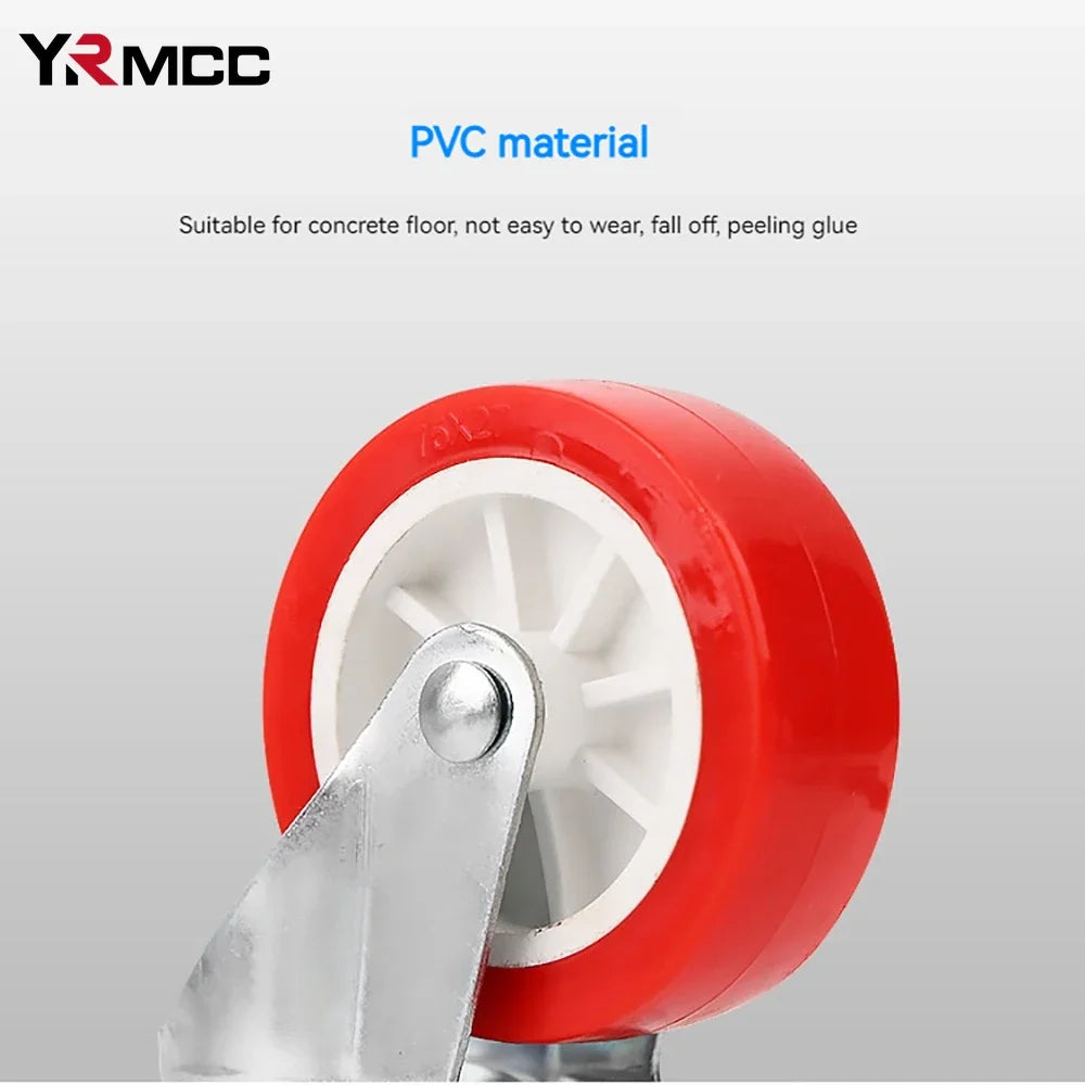 10-Piece 1.5-Inch Swivel Casters – Silent Heavy-Duty Wheels