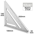 7-Inch Triangle Ruler - Premium Aluminum Carpenter Tool - image 10