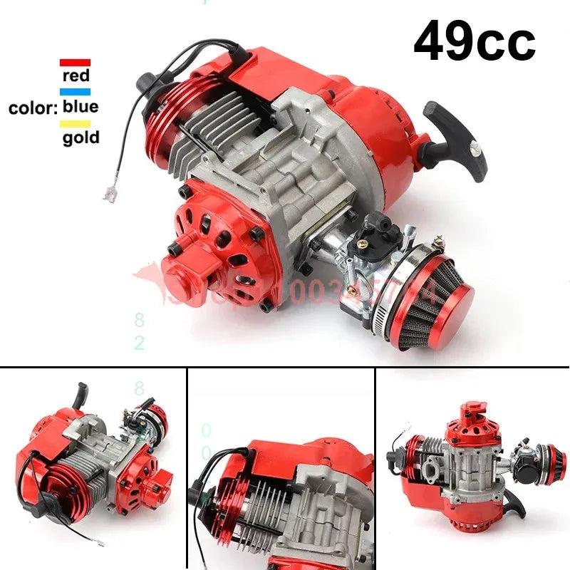 49cc Aluminum Pull Start Engine with Air Filter for Mini Bikes and ATVs - view 2