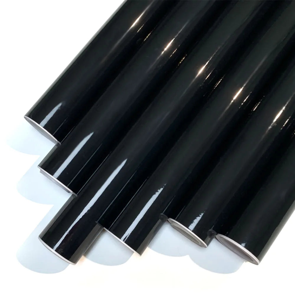 Carbon Fiber Car Body Vinyl Wrap, Matte and Glossy Black Film - view 11