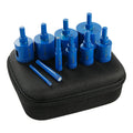 LOZLIN 10PCS Diamond Core Drill Bit Set 6-50mm Vacuum Brazed Hole Saw Kit for Porcelain Tile Ceramic Tile Granite Marble Stone Dry Drilling Cutter Tool Diamond Hole Cutter Drill Bits for Angle Grinder Hand Drill
