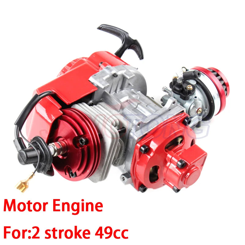49cc 2-Stroke Complete Engine with Carburetor for Pocket Bike and ATV