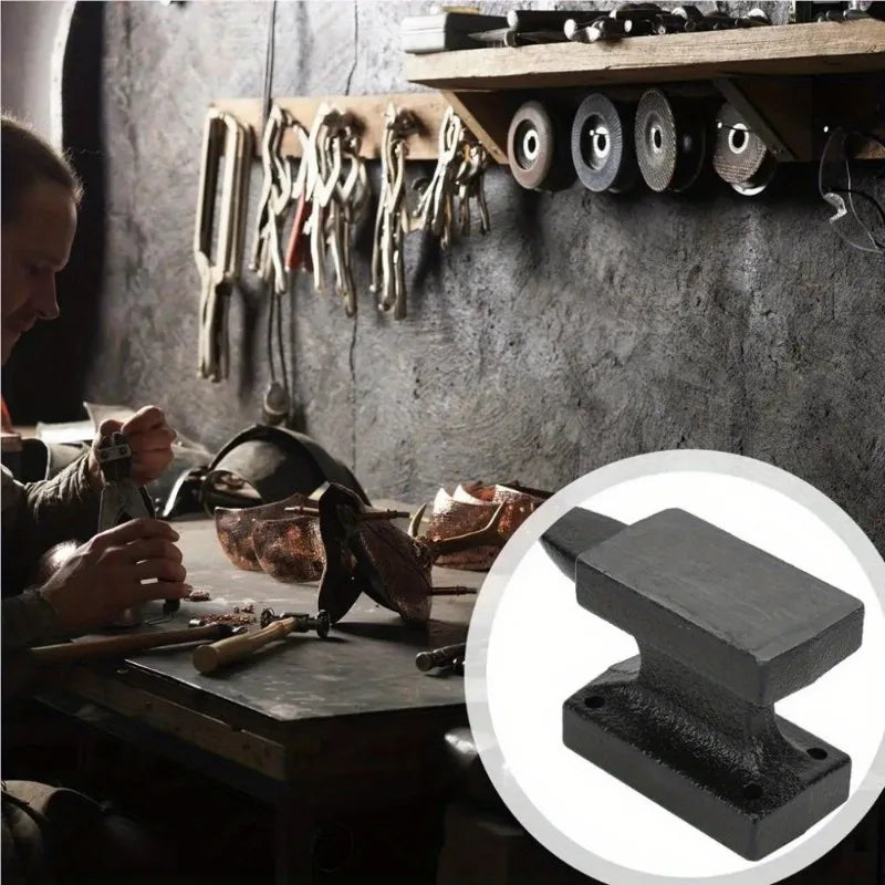 Small Household Bench Vise with Anvil – DIY Clamp
