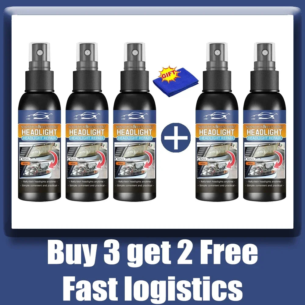 Car Headlight Restoration and Polishing Kit with Cleaning Paste - view 7