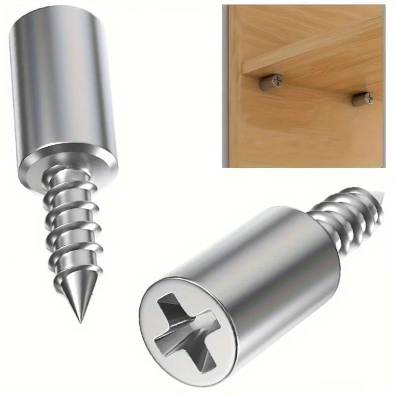 Heavy-Duty Floating Shelf Bracket with Self-Tapping Screws