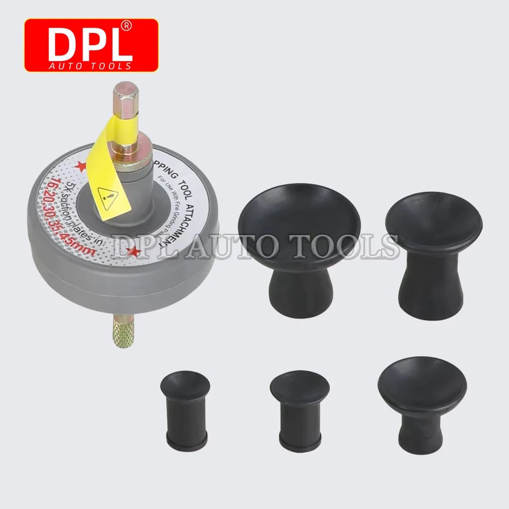 Valve Lapping Tool Attachment, 5 Suction Plates, 1000-1250 RPM