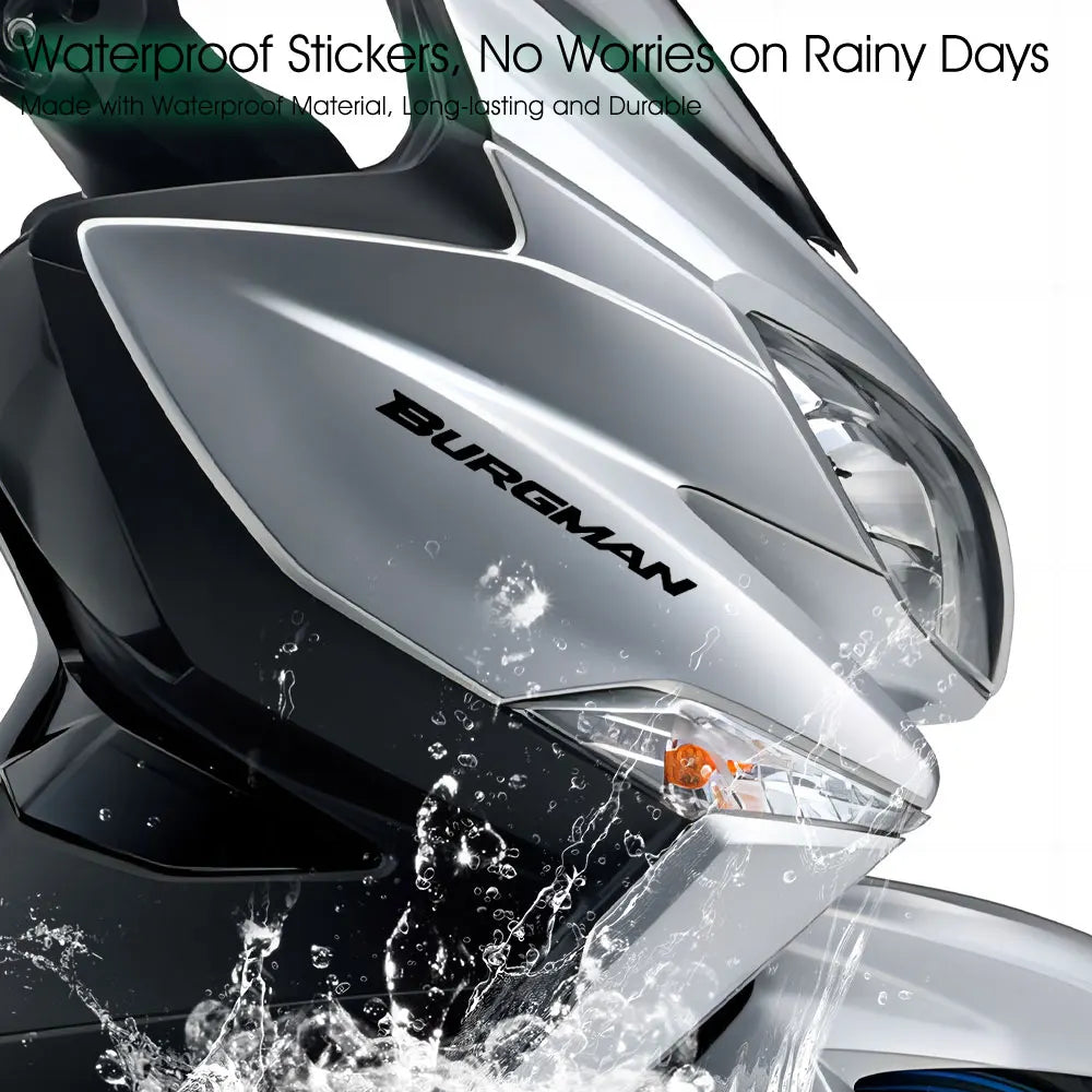 Glow Motorcycle Decals for Suzuki Burgman 125, 250, 400 and 650 - view 3