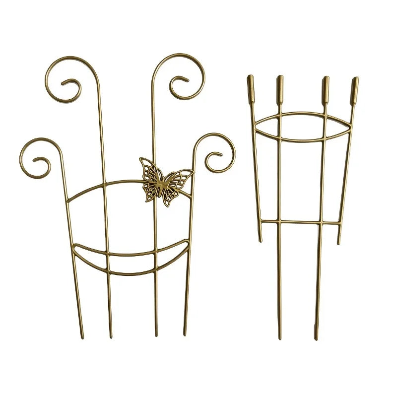 Iron Flower Trellis Frame Stand – Climbing Plant Rack