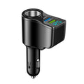 Car Socket Splitter with 2 USB and USB-C PD Ports, 12/24V