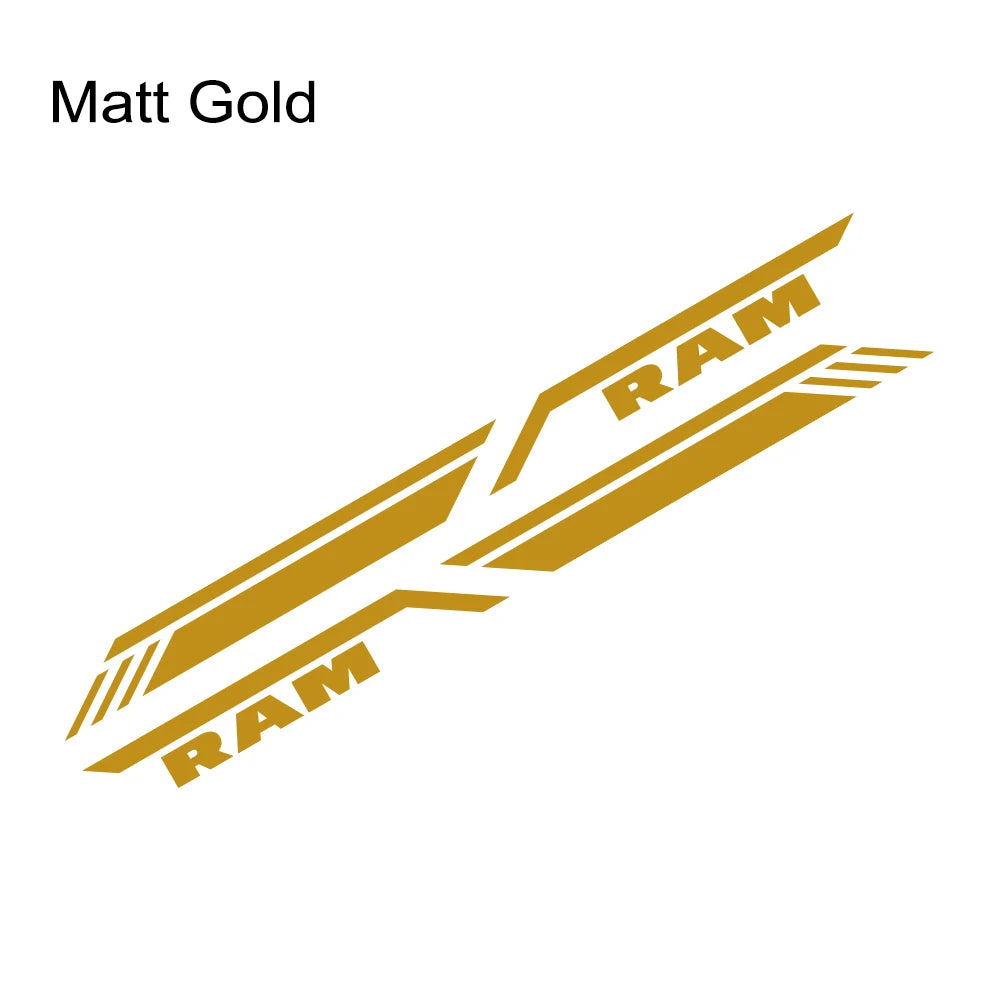 Custom Vinyl Bed Side Stripe Decals for Dodge RAM Trucks - image 20