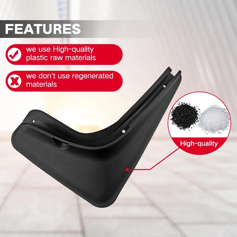 Mud Flaps For Ford F-150 F150 2021 2022 2023 2024 2025 F 150 Splash Guards Fender MudFlaps Front Rear Mudguards Car Accessories